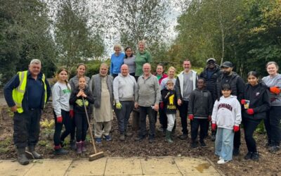 ELLC assisting @ Springhill Hospice Winter Garden Project