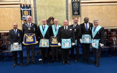 Bro Gareth Whitcombe⁩ raising at Rochdale Lodge 6721
