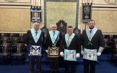 Bro Mendoza raising at Lodge of Probity and Freedom 367
